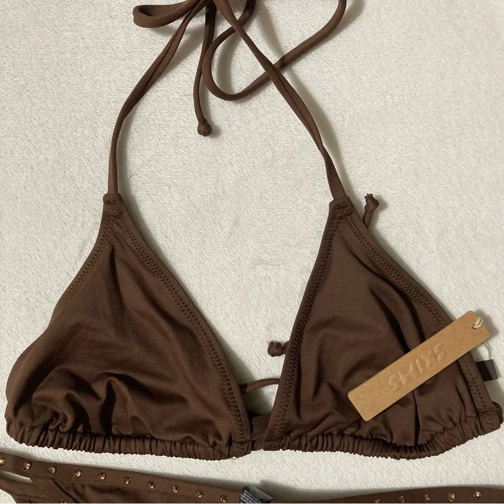 112. SKIMS Rhinestone Bikini SET!! L